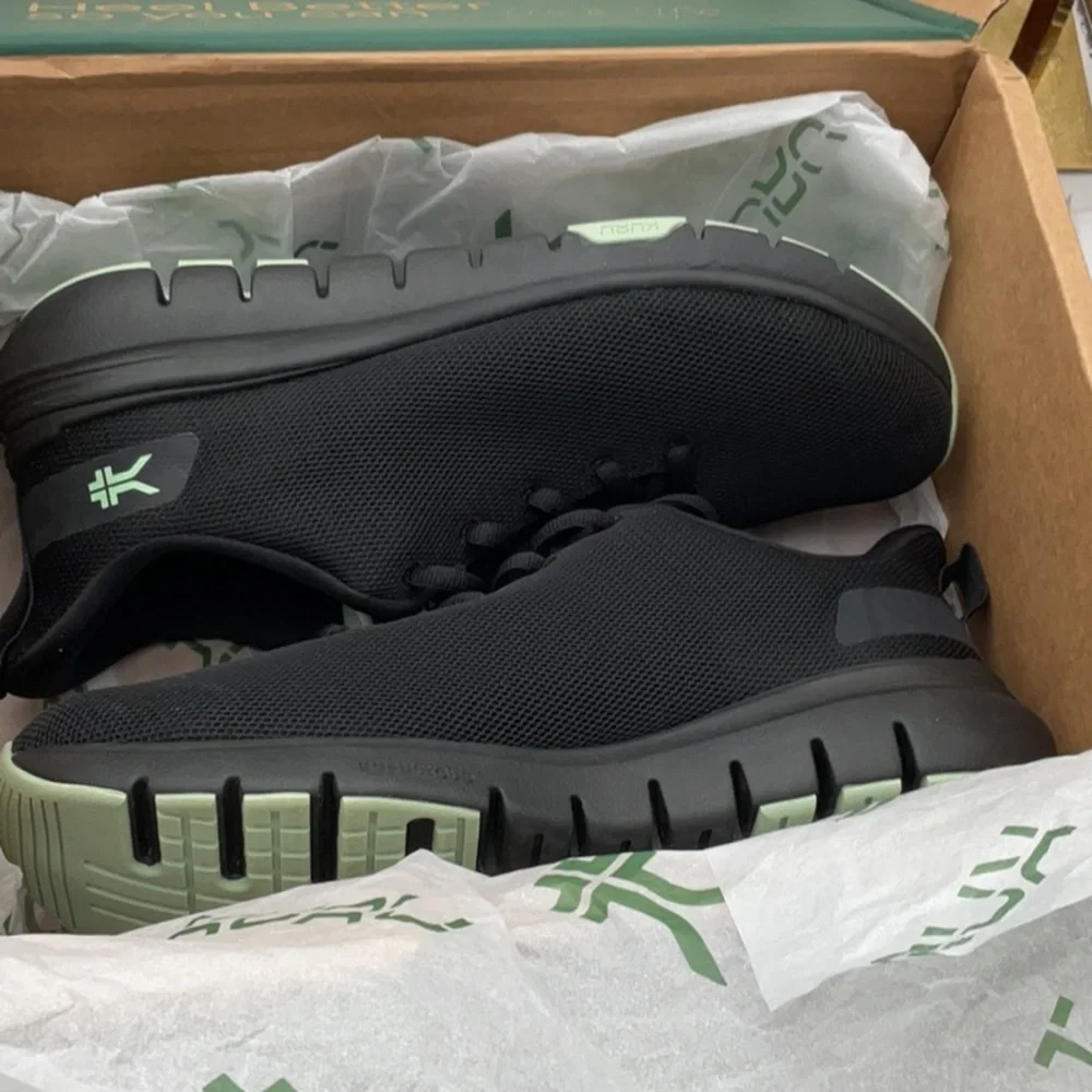 KURU‎ FLEX Via Black Athletic Shoes size 11M